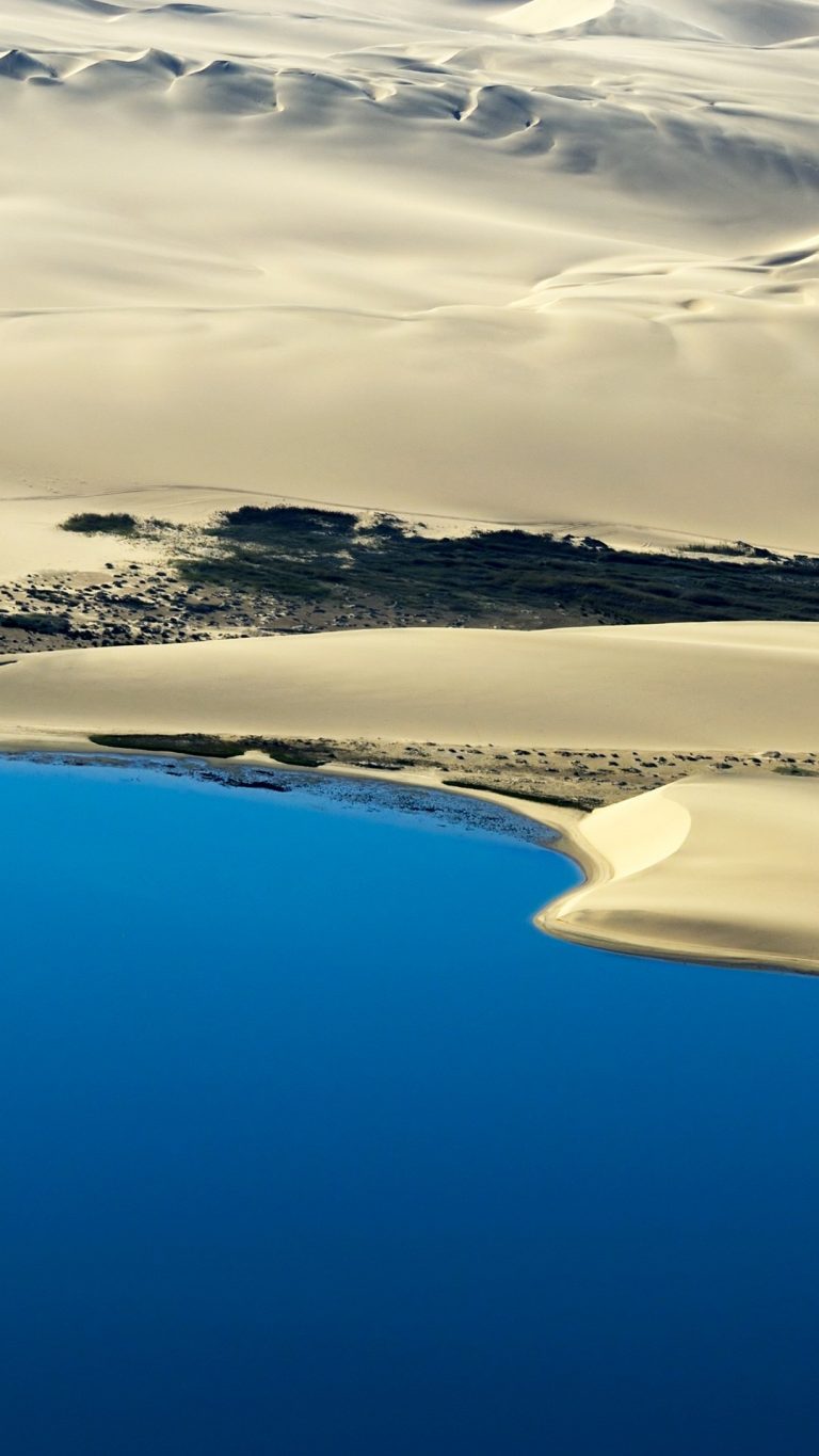 Skeleton Coast Aerial View Namib Naukluft National Park Near