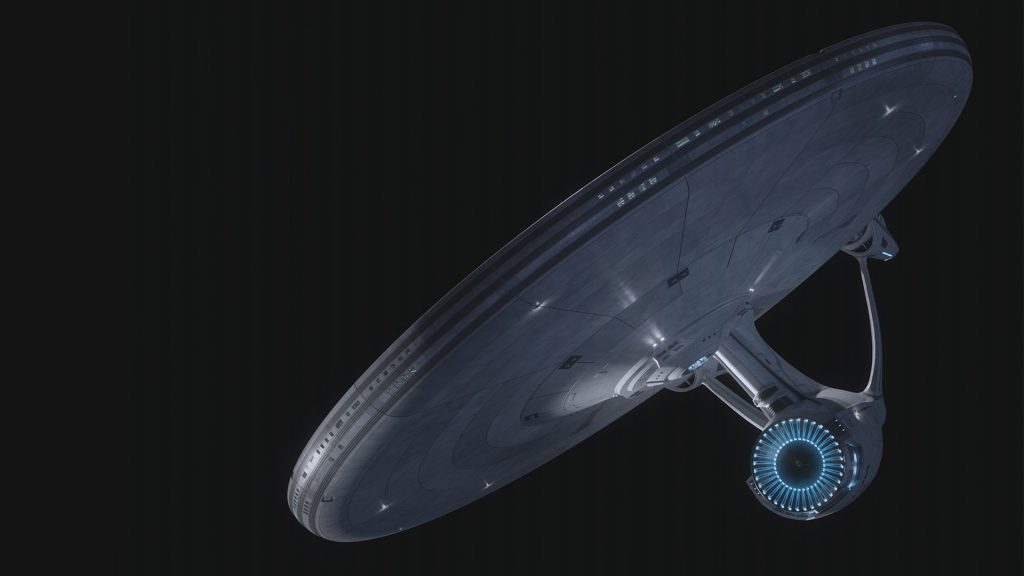 USS Enterprise Star Trek movie poster