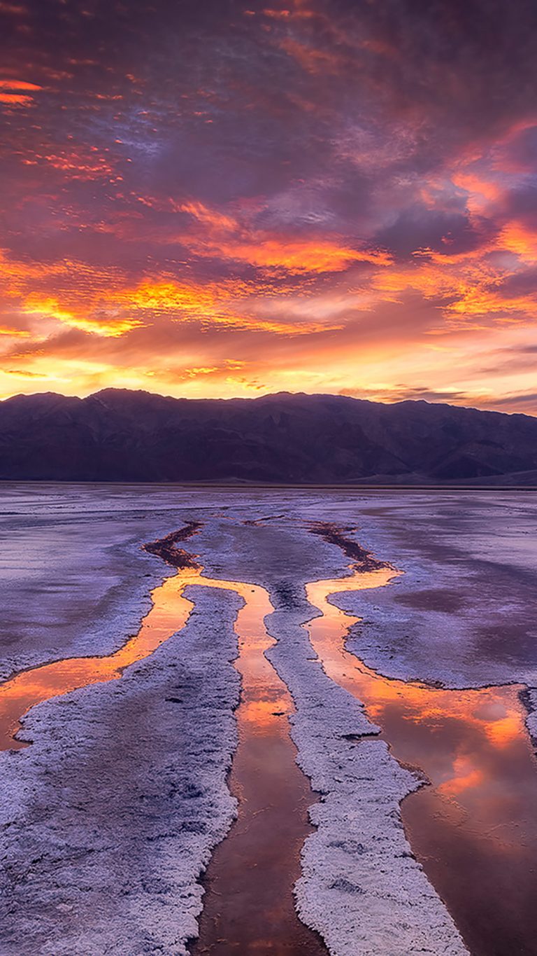First Taste, sunset at Death Valley national park, California, USA ...