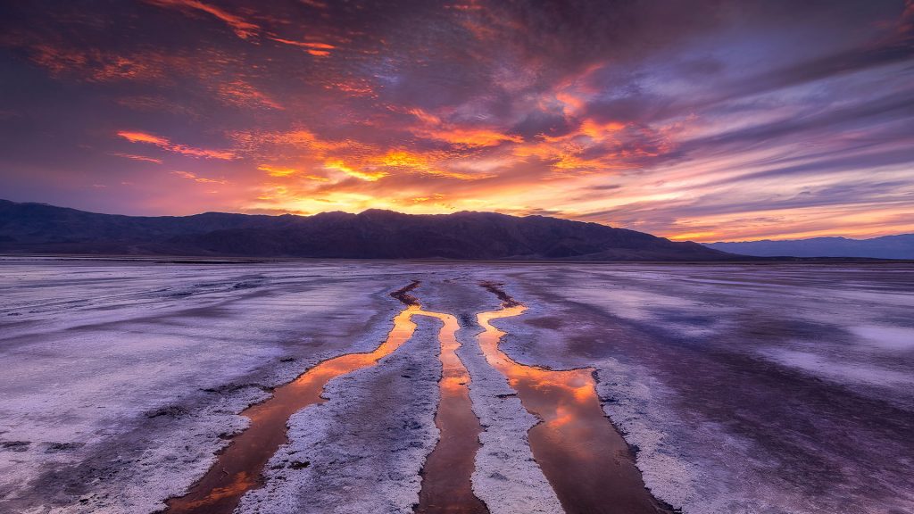 First Taste, sunset at Death Valley National Park, California, USA