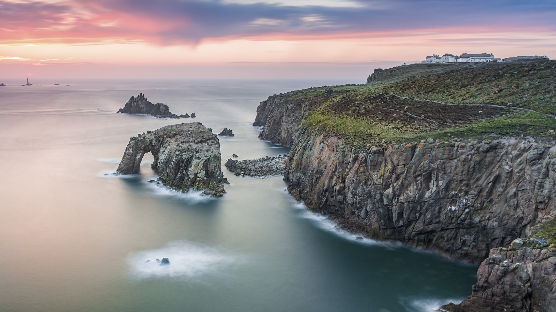 Sunset At Land s End Cornwall England UK Windows Spotlight Images