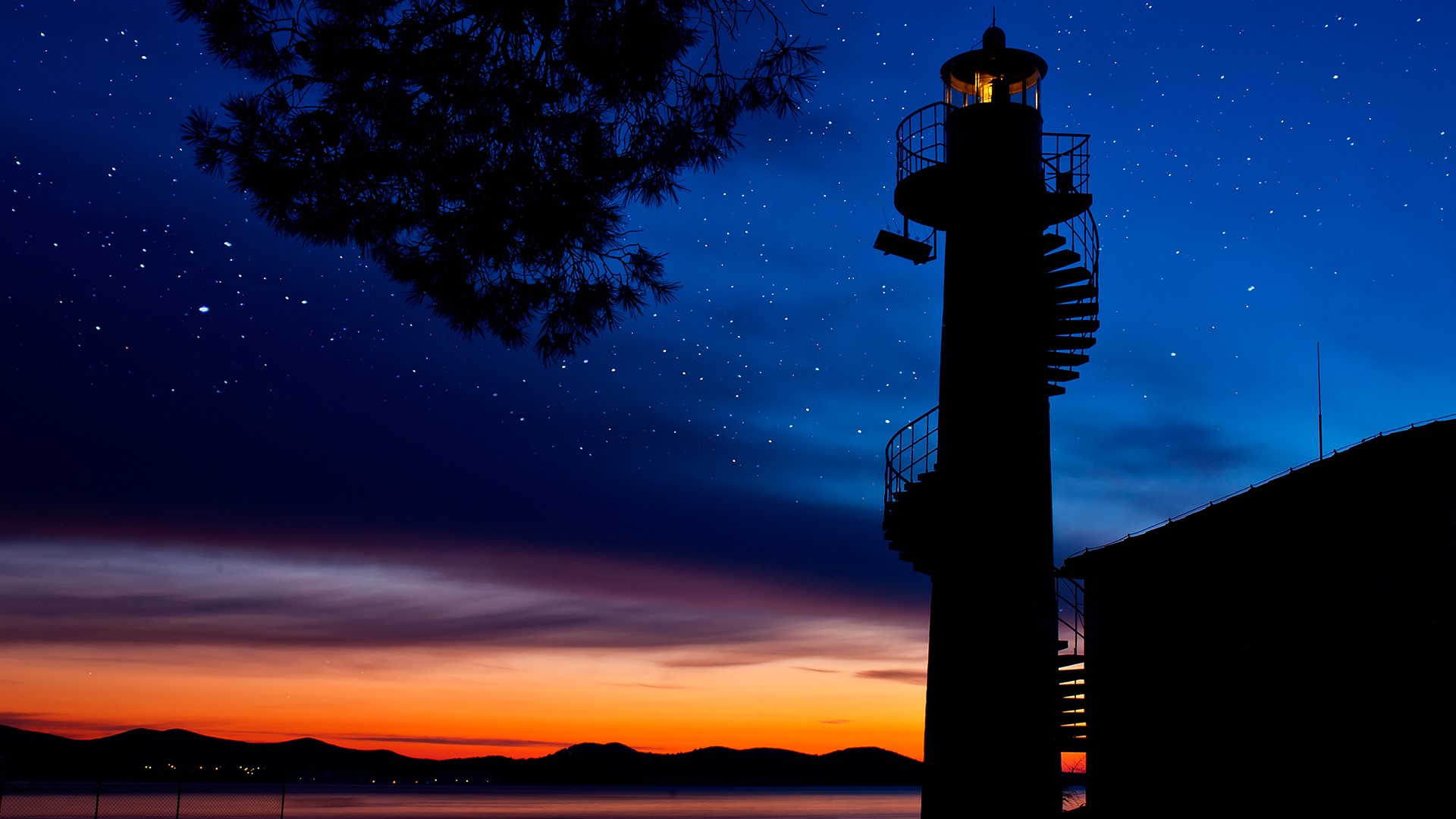 Oštri Rat Lighthouse at sunset, Zadar, Croatia | Windows Spotlight Images