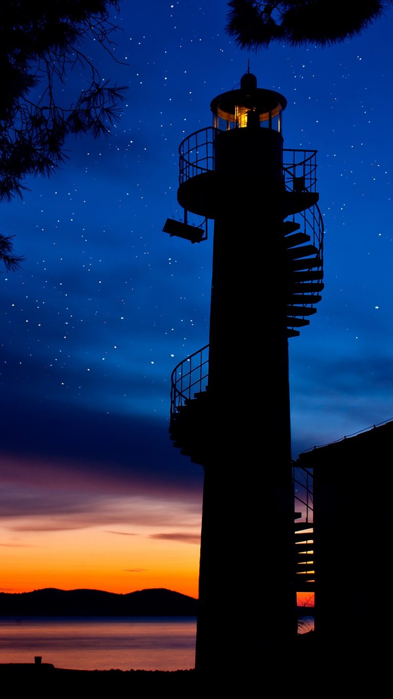 Oštri Rat Lighthouse At Sunset Zadar Croatia Windows Spotlight Images