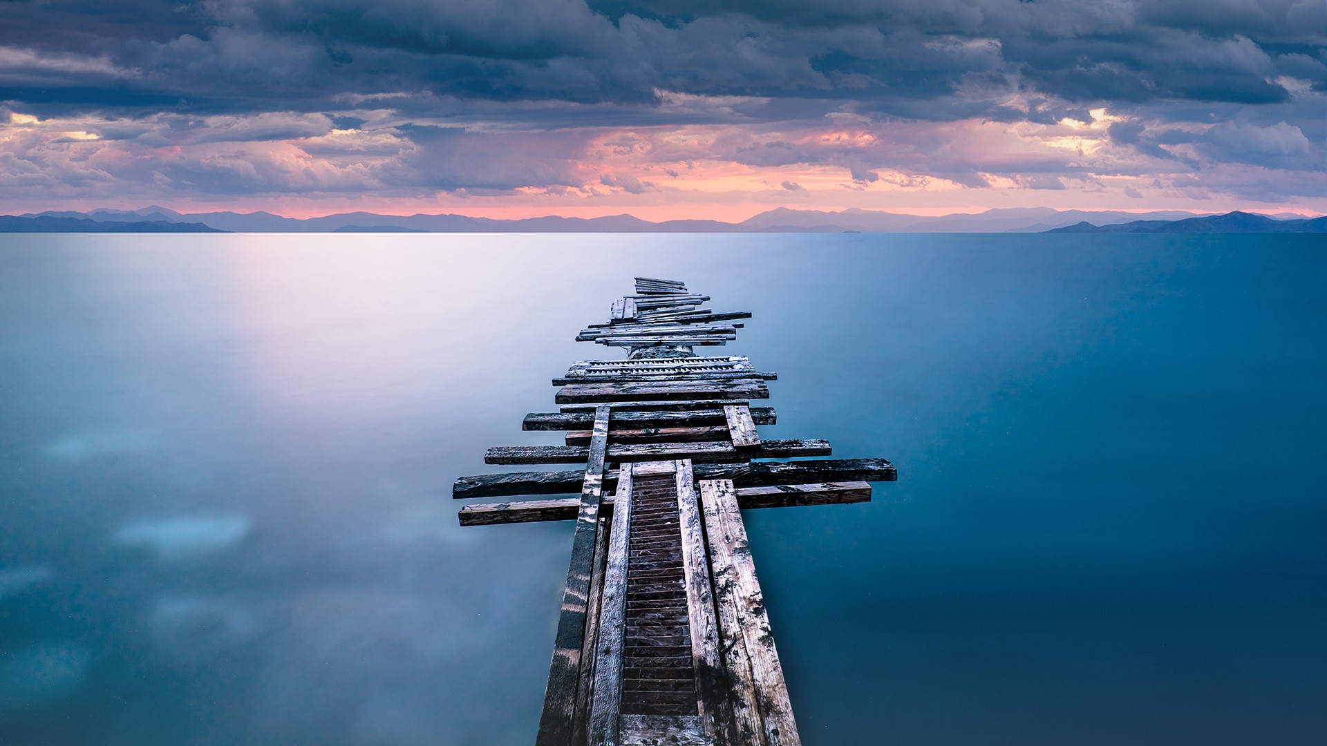Old Wooden Pier Corinthia Greece Windows Spotlight Images