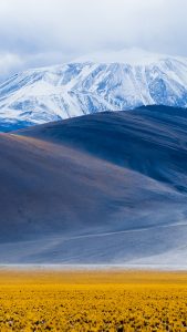 Incahuasi or Nevado de Incahuasi volcanic mountain, Andes, Argentina ...