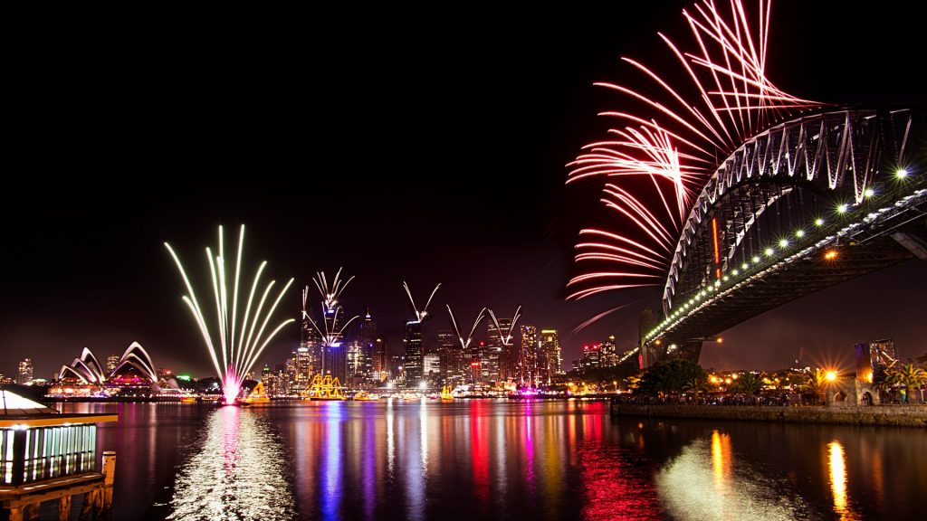 New Year's Eve fireworks in Sydney, Australia