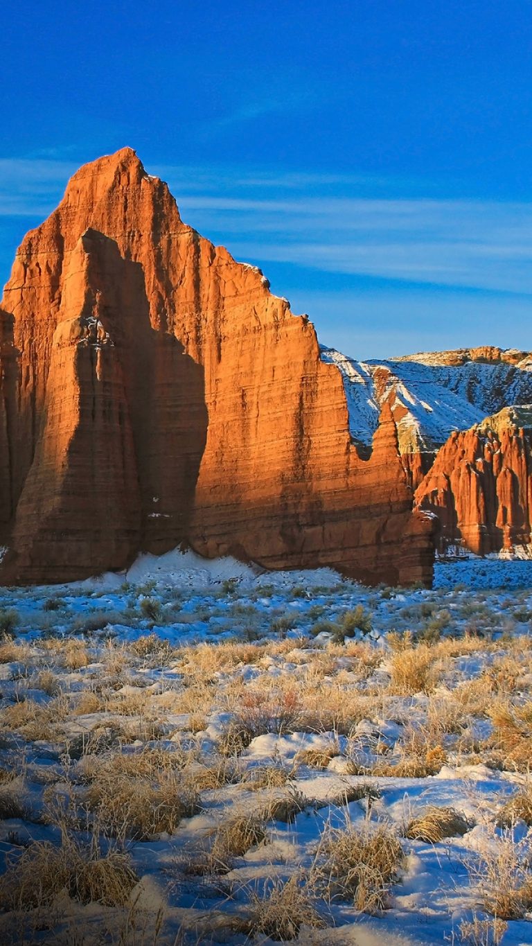 Temple of the Moon in the Cathedral Valley District of Capitol Reef