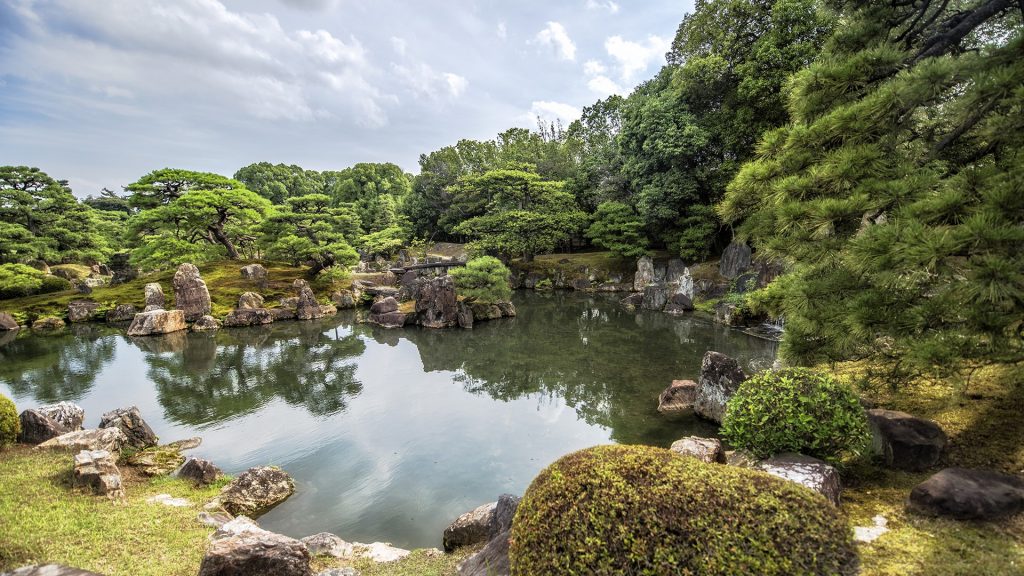 Ninomaru Gardens at Nijō Castle, Kyoto, Japan