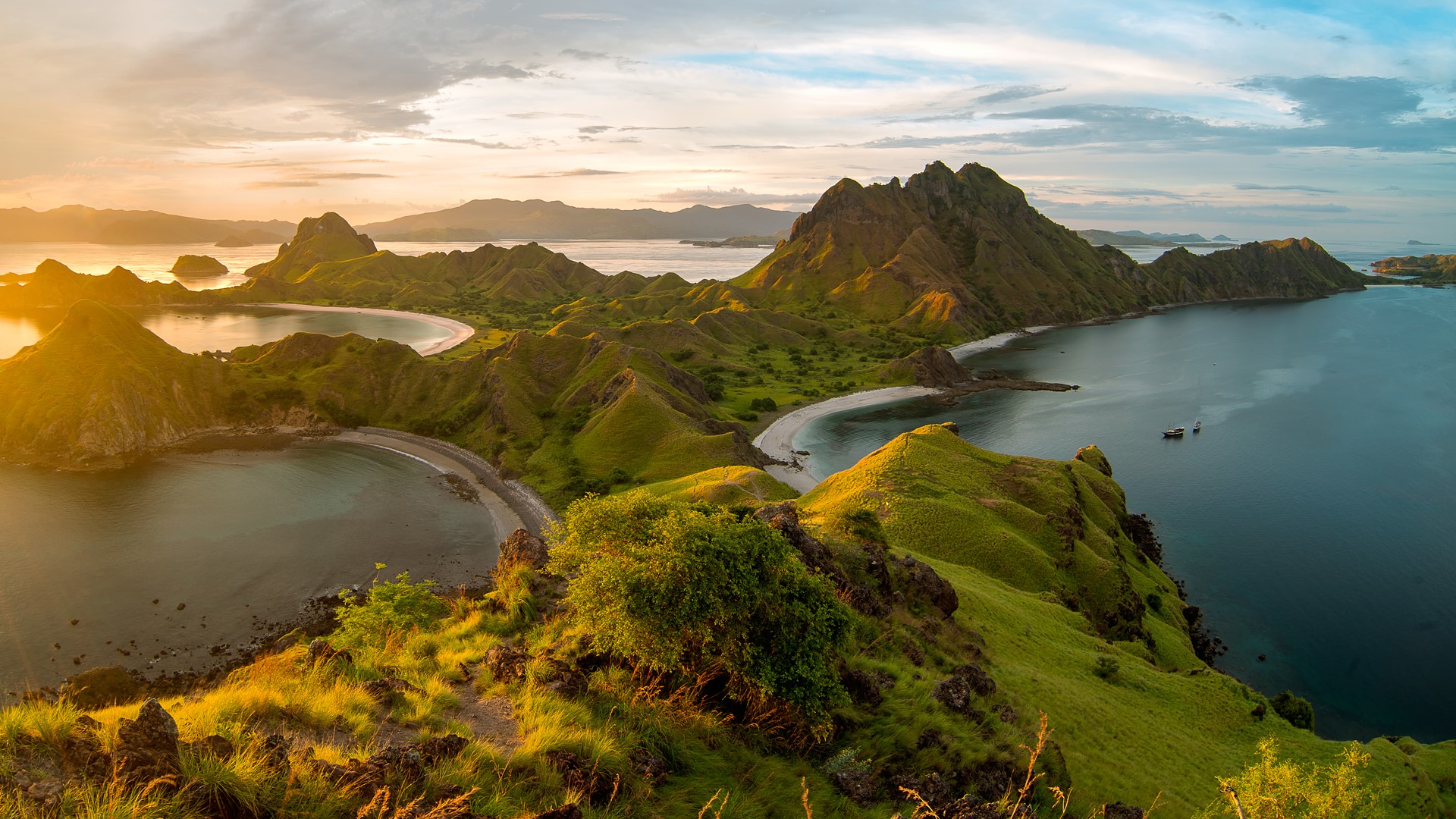 Sunset at Padar Island, Komodo National Park, Labuan Bajo, East Nusa