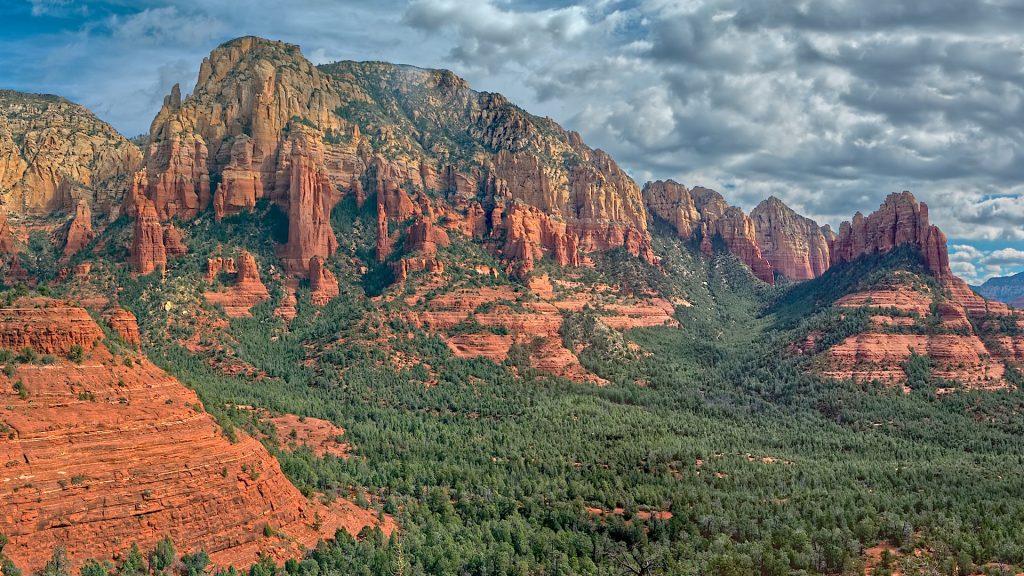 Mormon Canyon in Red-Rock Secret Mountain Wilderness, Arizona, USA