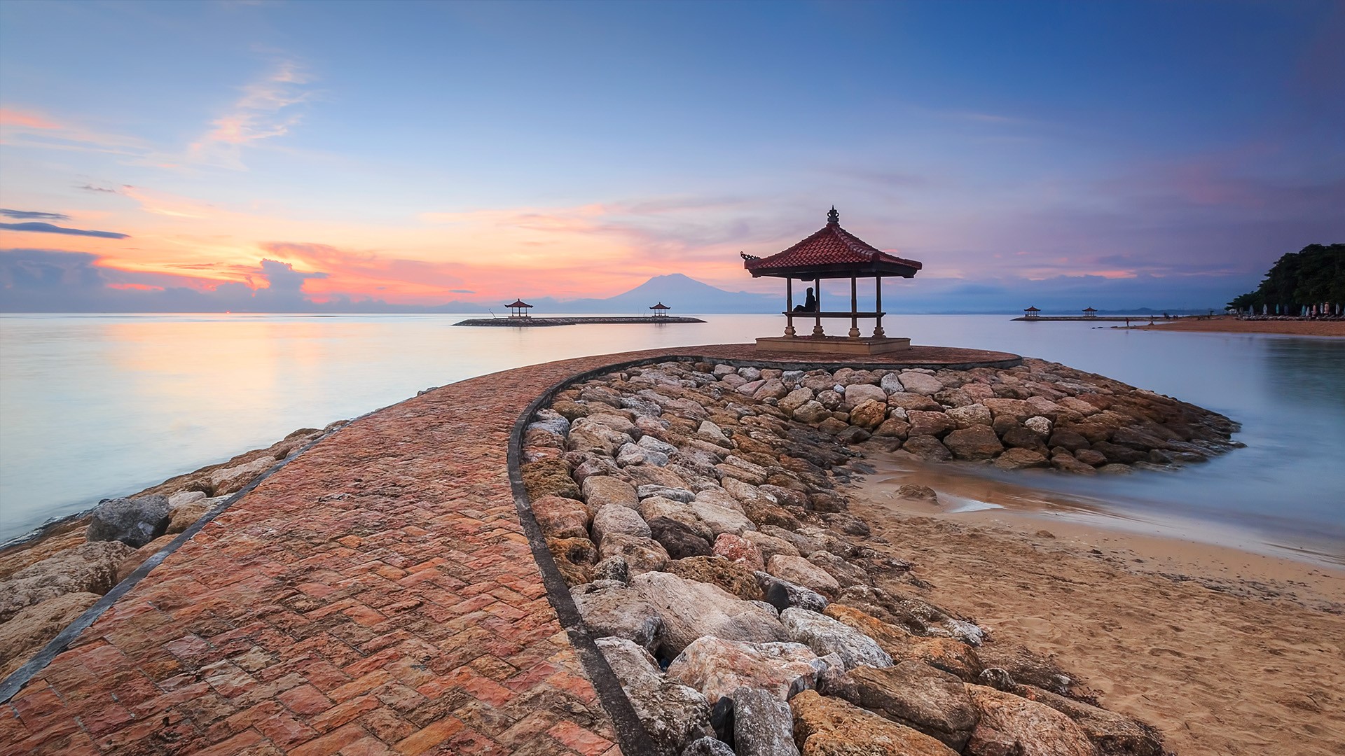 Karang Beach Sanur  Bali Indonesia  Windows 10 