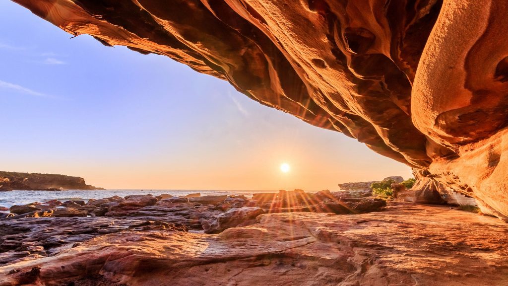Sunrise at Little Bay Beach, Sydney, New South Wales, Australia