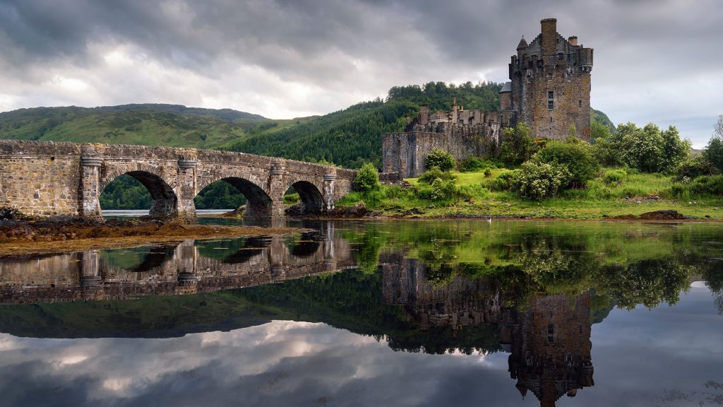 Eilean Donan castle in the western Highlands of Scotland, UK