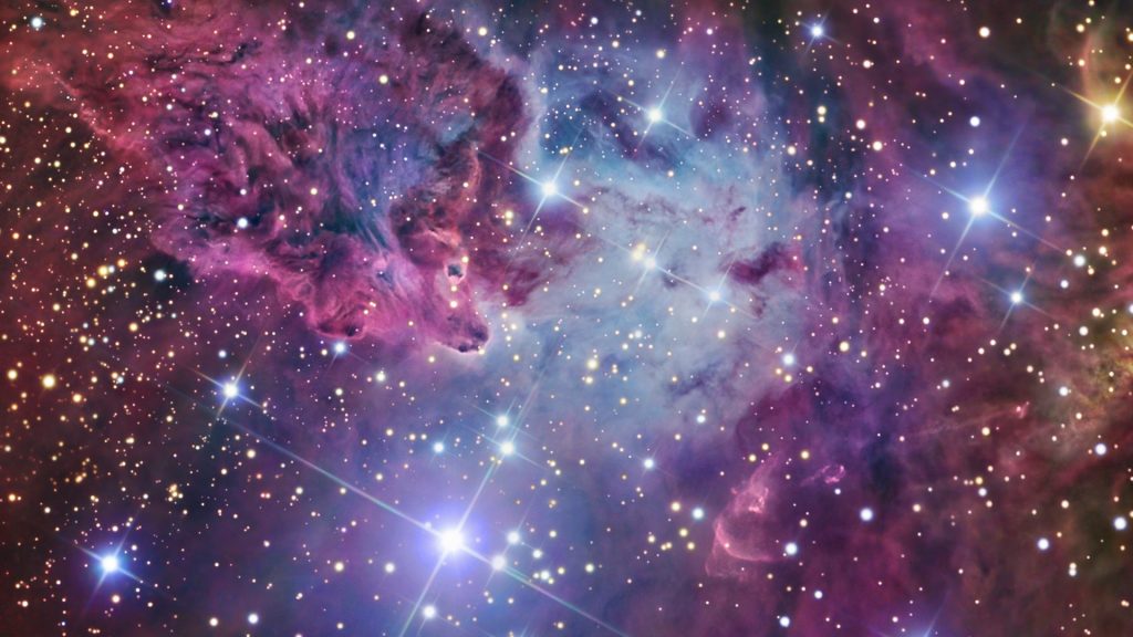 Fox Fur Nebula in Monoceros constellation in the NGC 2264 Region