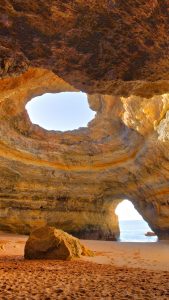 Benagil Cathedral caves at coast of Algarve, Lagoa, Portugal | Windows ...