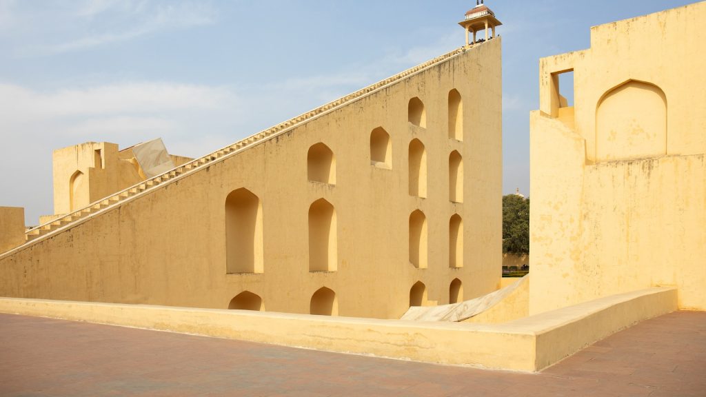 Structures for observation in Jantar Mantar Astrological Park, Jaipur, India