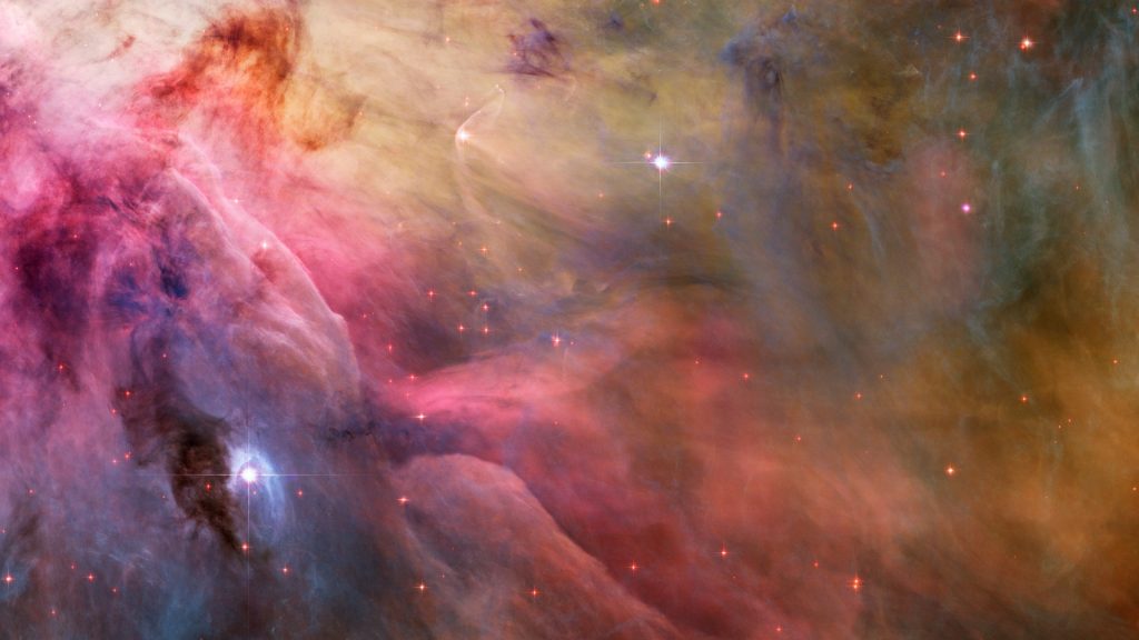 Orion Nebula diffuse nebula in the Milky Way in the constellation of Orion