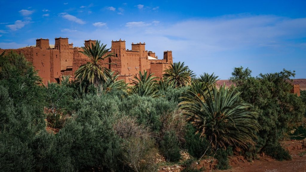 Fortified village Kasbah of Aït Benhaddou (Ksar of Ait-Ben-Haddou), Morocco