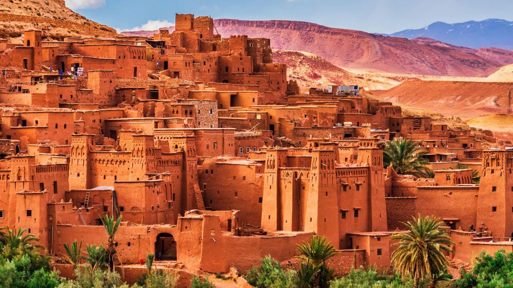 Aït Benhaddou ancient city, a historic ighrem or ksar in Morocco