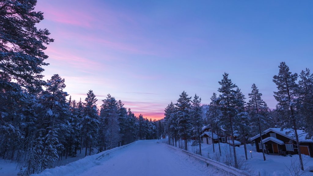 Levi winter wonderland, Lapland, Finland