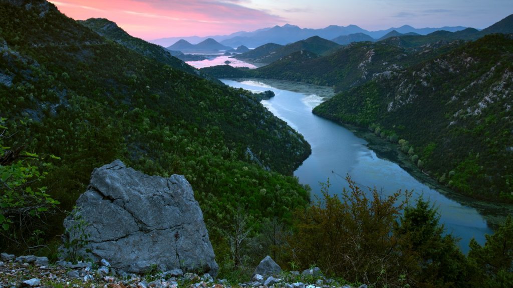 Rijeka Crnojevića riverband, Vranjina hills and Lake Skadar Nature Park, Montenegro