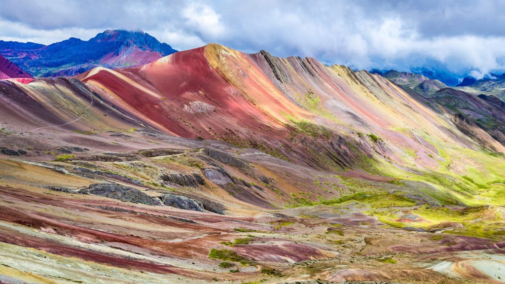 Vinicunca Rainbow Mountain, Cordillera de los Ande, Peru