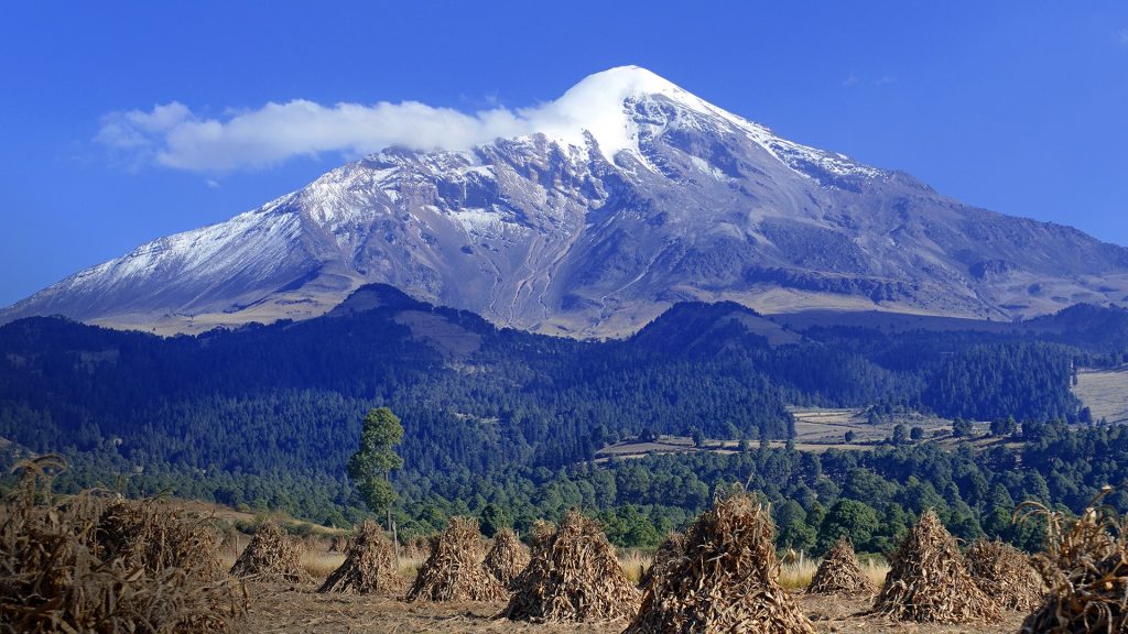 Pico de Orizaba volcano or Citlaltepetl, the highest mountain in Mexico