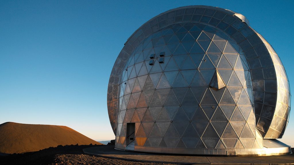 Astronomical Observatory at the summit of Mauna Kea on the Big Island of Hawaii, USA