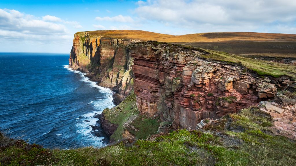 Cliff on the Island of Hoy, Orkney Islands, Scotland, UK