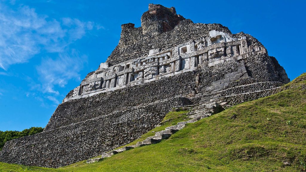 Mayan Temple Ruins of El Castillo or the Stone Lady at Xunantunich, Belize