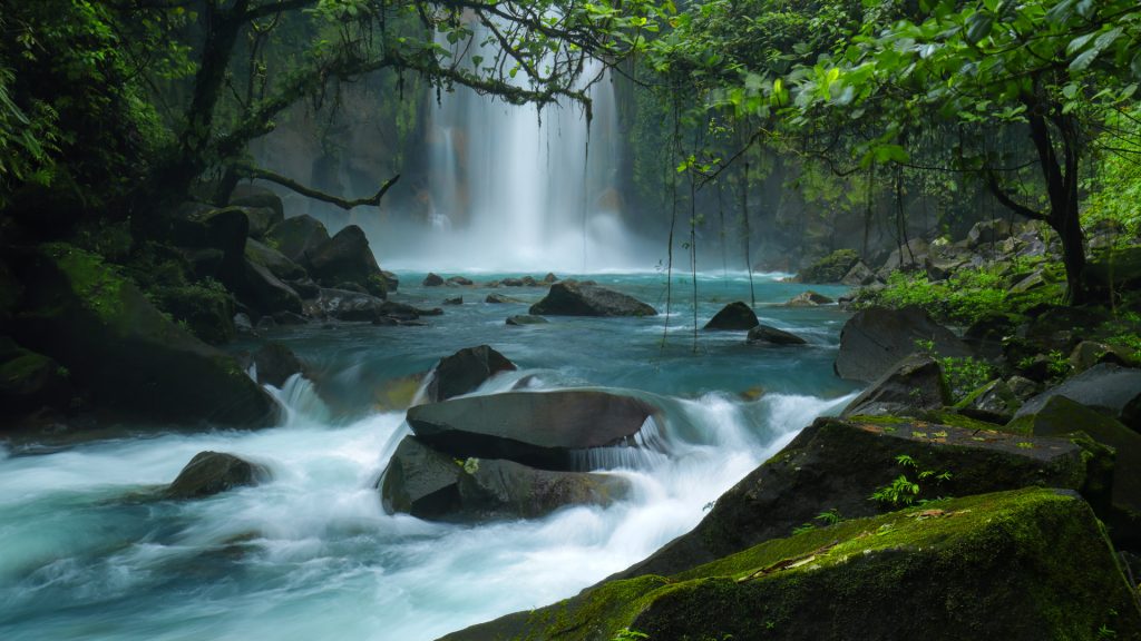 Celeste River in Tenorio National Park, Costa Rica