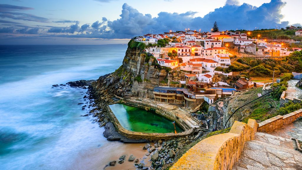 Azenhas do Mar seaside town in Sintra, Portugal