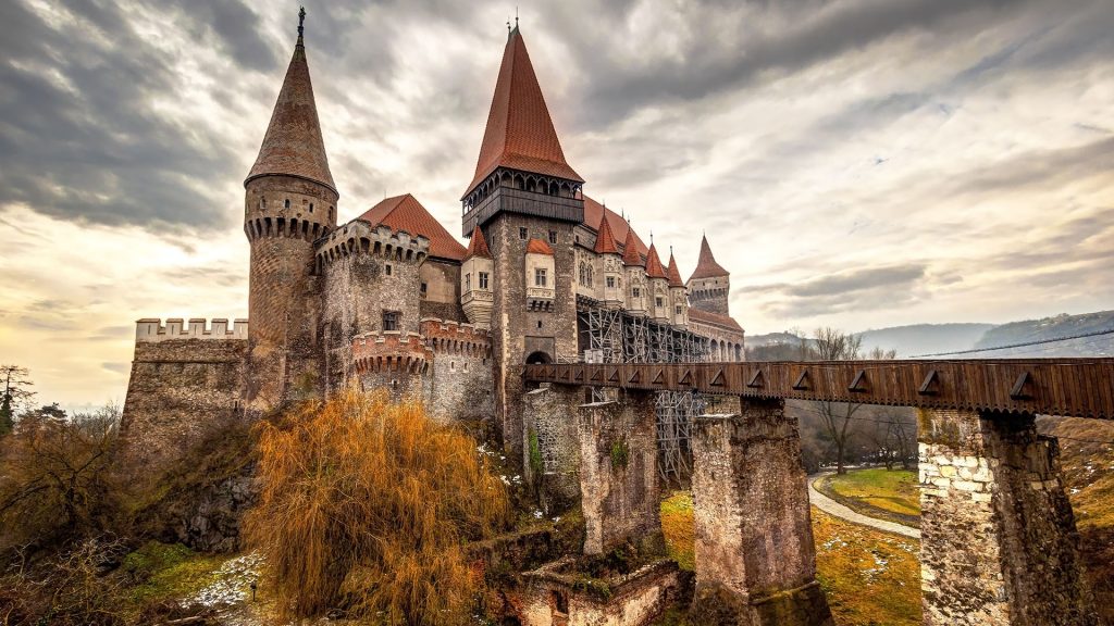The Corvin (Hunyadi) Castle in Hunedoara, Transylvania, Romania