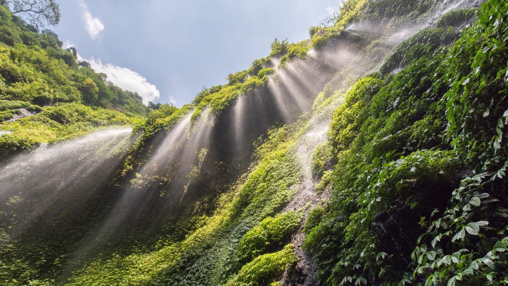 Madakaripura Waterfall in East Java, Indonesia