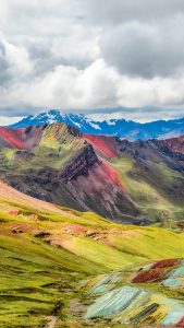 Vinicunca, Montaña De Siete Colores Or Rainbow Mountain, Pitumarca ...