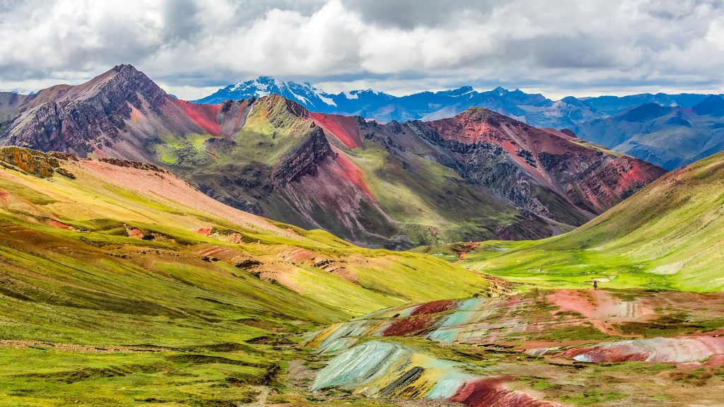 Vinicunca, Montaña de Siete Colores or Rainbow Mountain, Pitumarca, Peru