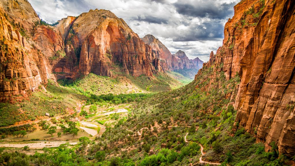 Colorful landscape from Zion National Park, Utah, USA