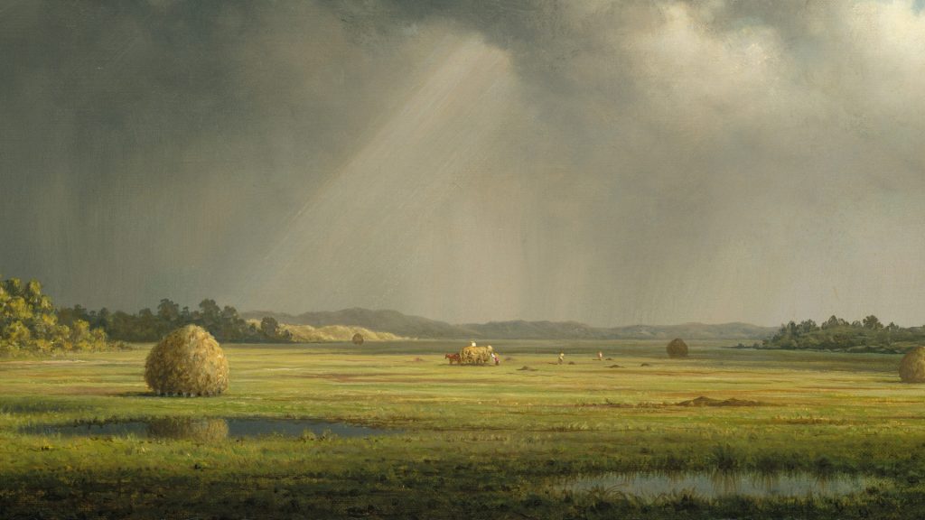 Newburyport Meadows, painting by Martin Johnson Heade, ca. 1876–81