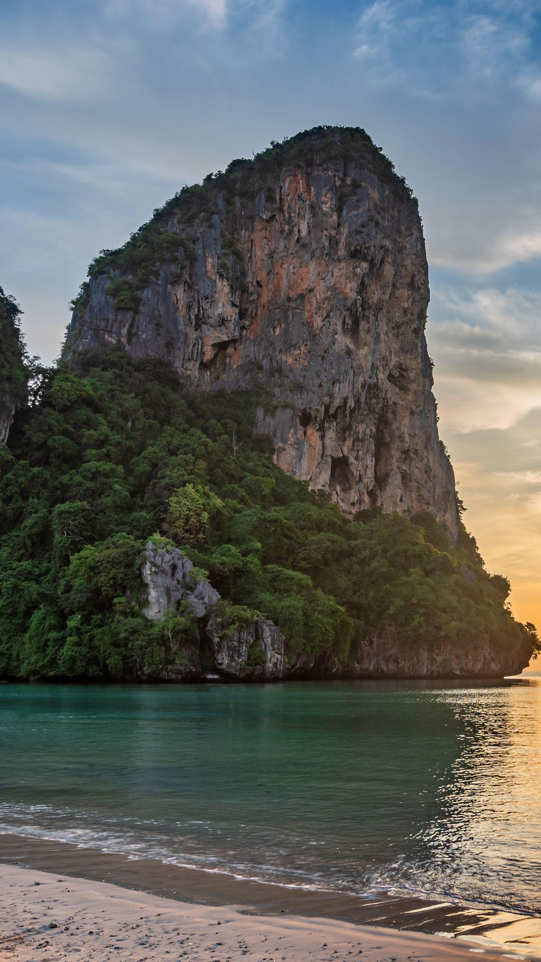 Railay Beach Krabi Thailand, the tropical beach of Railay Krabi, a