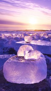 Jewelry ice, Shiretoko Peninsula, Hokkaidō, Japan | Windows Spotlight ...