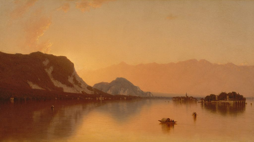 Isola Bella in Lago Maggiore, painting by Sanford Robinson Gifford, 1871