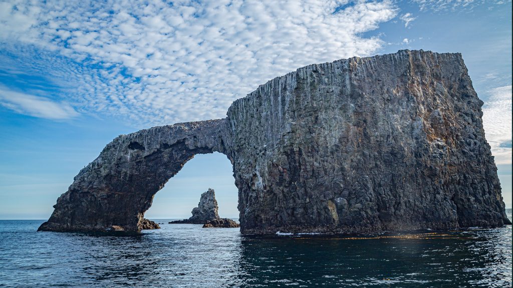 Anacapa Island arch rock, Channel Islands National Park, California, USA