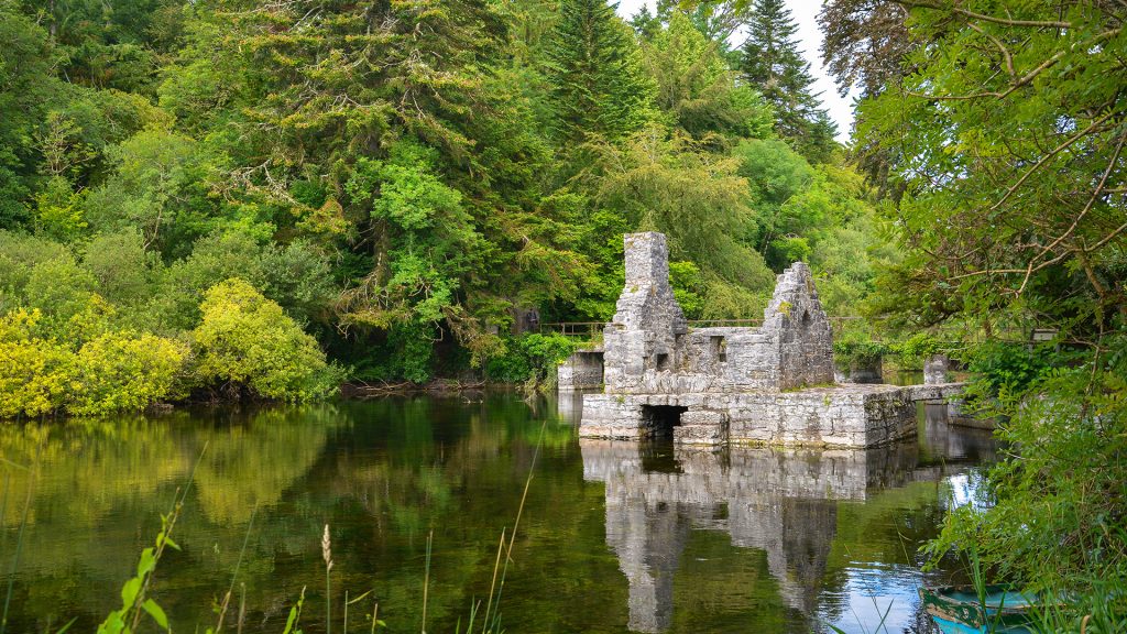 Monk's fishing house at Cong Abbey, County Mayo, Ireland