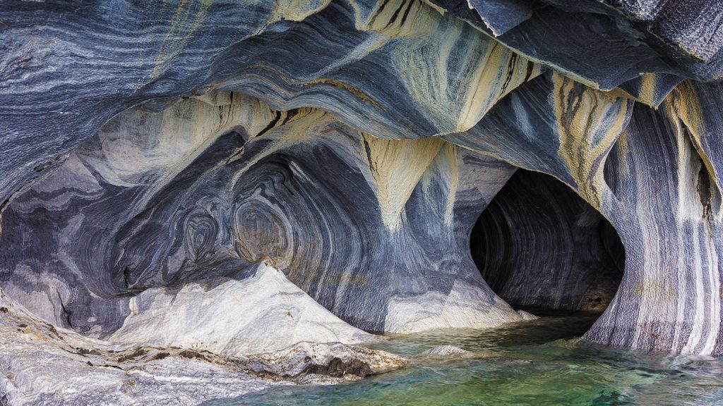 Marble Caves (Capilla de Mármol) on General Carrera Lake, Rio Tranquilo, Patagonia, Chile