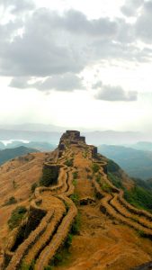 The Sanjeevani Machi Fortified Ridge Of The Rajgad Fort, Pune District ...