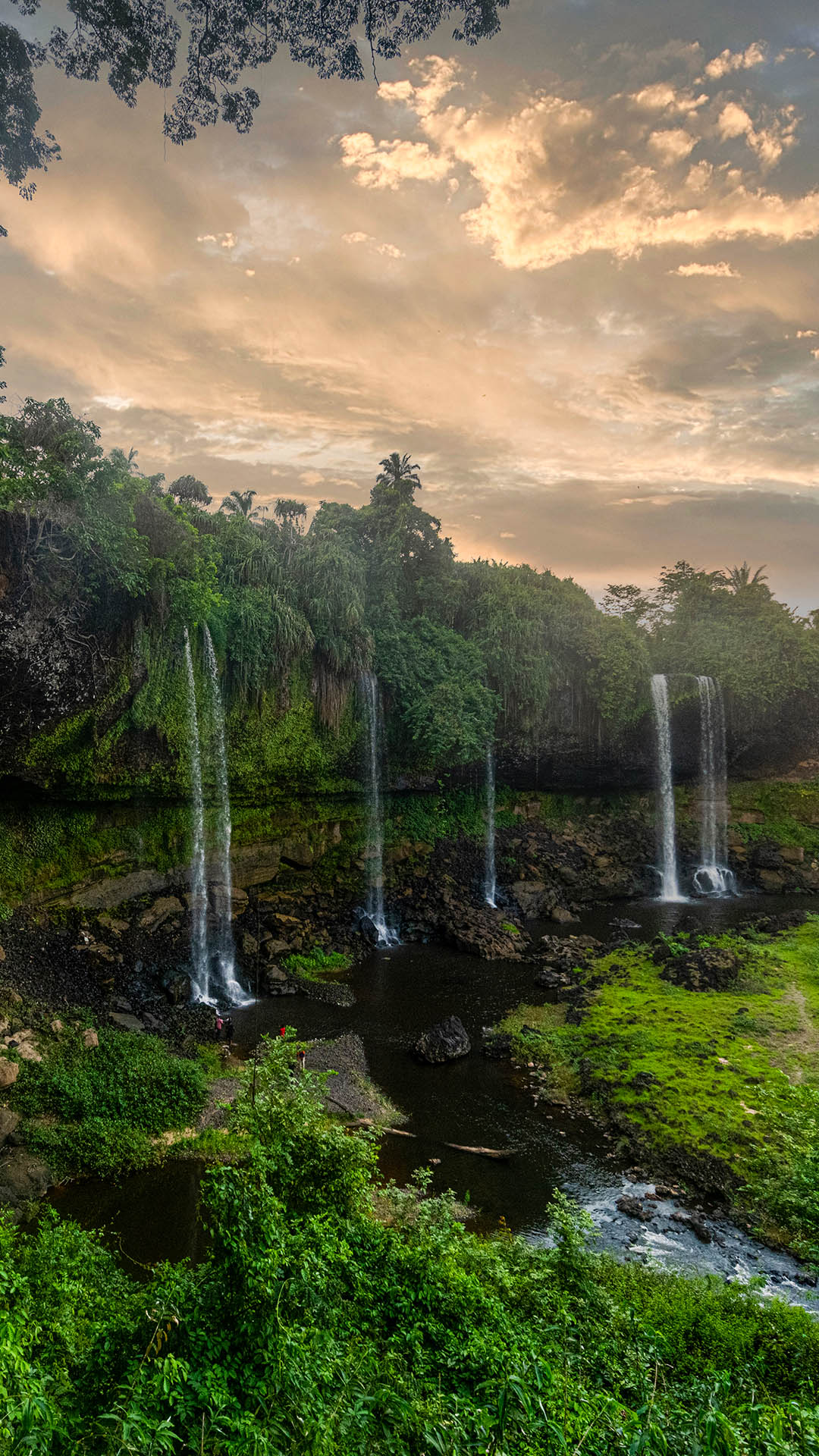 Agbokim Waterfalls Near Ikom Cross River State Nigeria Windows 