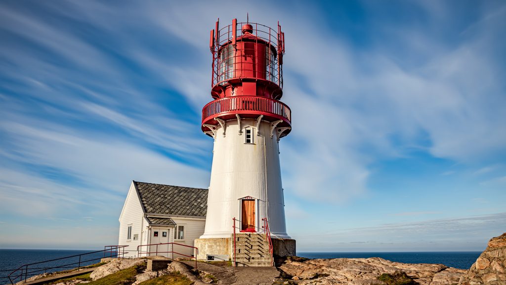 Lindesnes Fyr Lighthouse, Agder county, Norway natural landscape