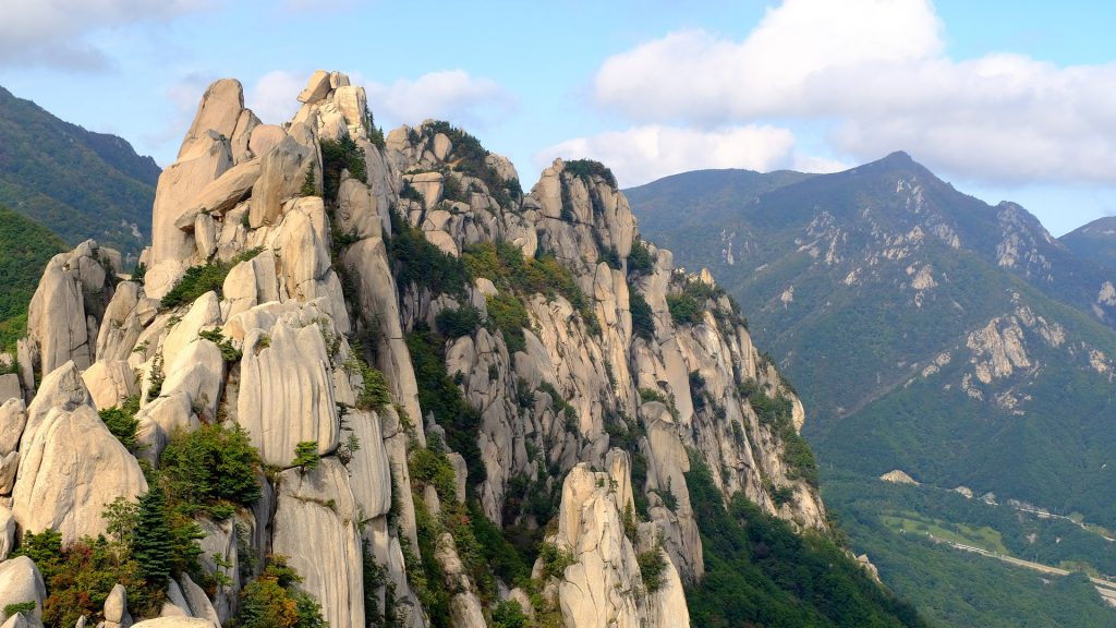 Mountain Ulsanbawi Rock in Seoraksan National Park in Sokcho, Gangwon Province, South Korea