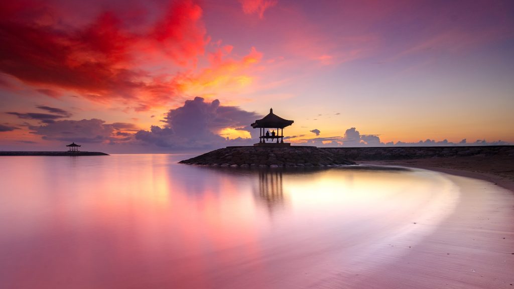 Morning at Sanur Beach, Bali, Indonesia