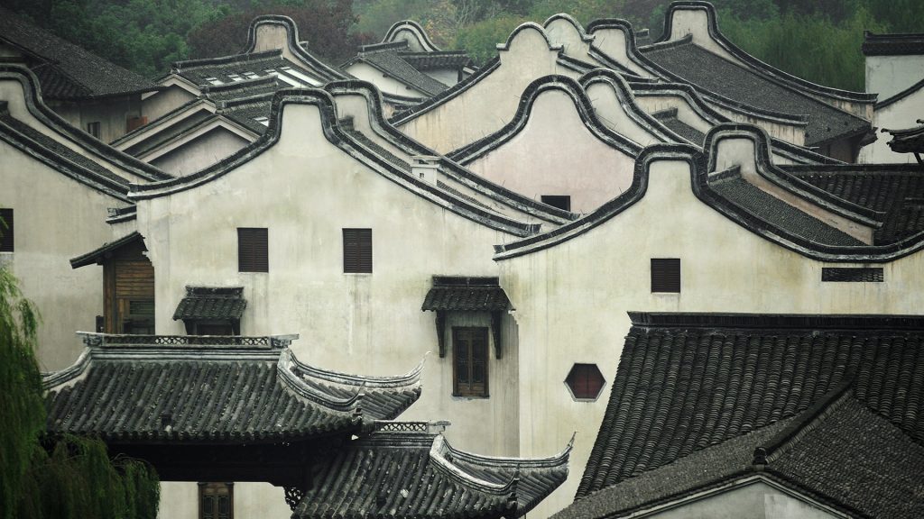 Historic scenict town of Wuzhen, Zhejiang Province, China